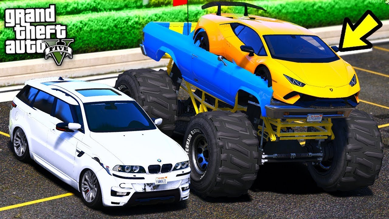 БИТВА КРАФТ АВТО В ГТА 5 ОНЛАЙН - ЛАМБА + ЛИБЕРАТОР И БМВ + РЕНЖ РОВЕР ...