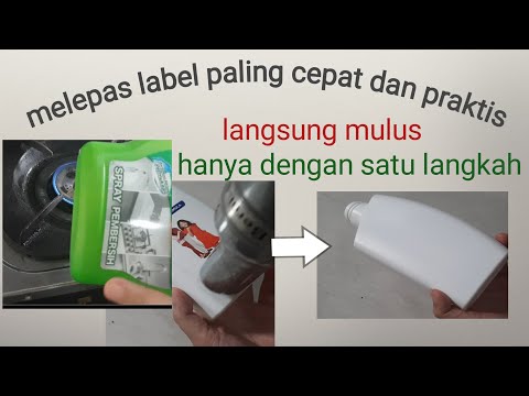 Video: Bagaimana cara menghapus stiker harga dari plastik?