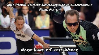 2017 PBA50 DeHayes Insurance Group Championship Final Match - Duke V.S. Weber screenshot 2