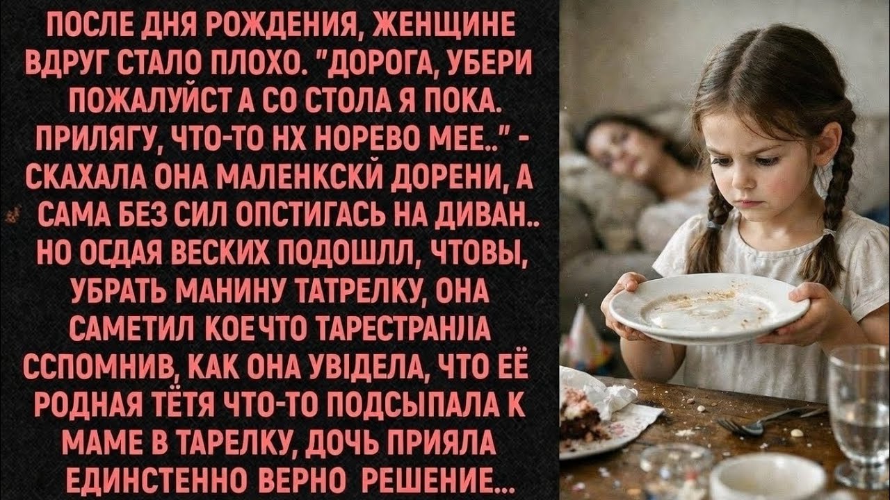 После дня рождения женщине внезапно стало плохо… Но правда, которую она узнала, перевернула всё