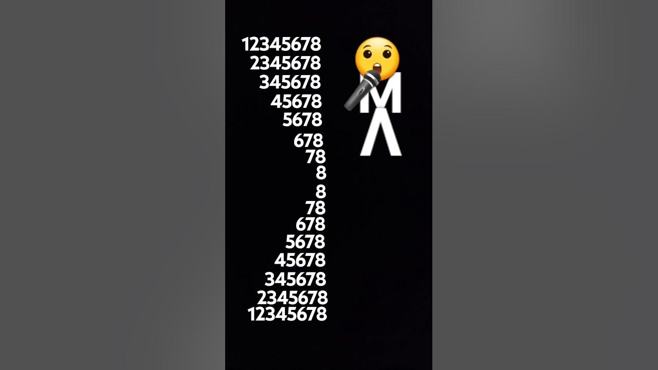 12345678 song
