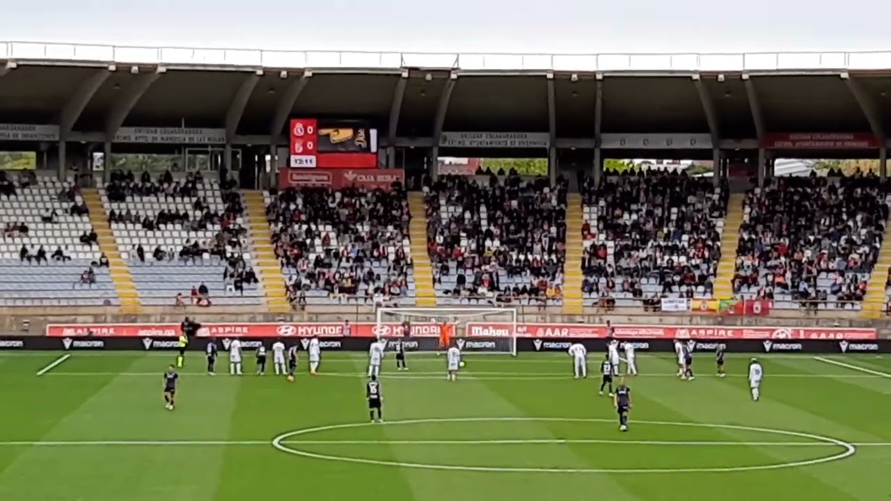 Gol del AD Ceuta ante la Cultural y Deportiva Leonesa. Temporada 2025/2026 (Fondo sur)