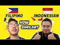 How Similar are Bahasa Indonesia and Filipino (Tagalog)??