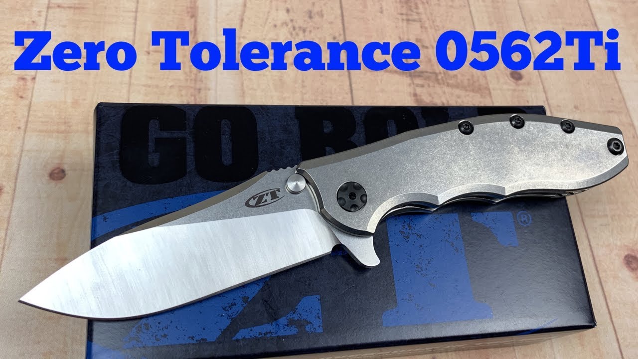 Zero Tolerance ZT0562Ti This Hinderer is a Tank !!! - YouTube