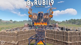 ByRUBII9 | SOLO/DUO/TRIO 2x1 RUST BUNKER BASE