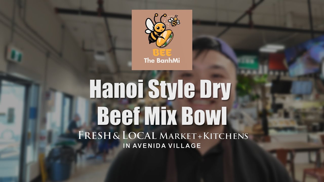 Bee the Banhmi Hanoi Style Dry Beef Mix Bowl