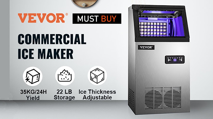 Vevor 110v commercial ice maker manual