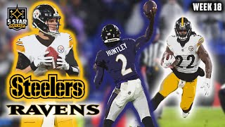 The Steelers Make the Playoffs! Steelers vs Ravens Week 18 Highlights | 5 Star Matchup