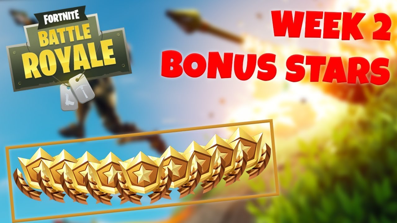 week 2 bonus stars location season 4 fortnite battle royale - fortnite bonus
