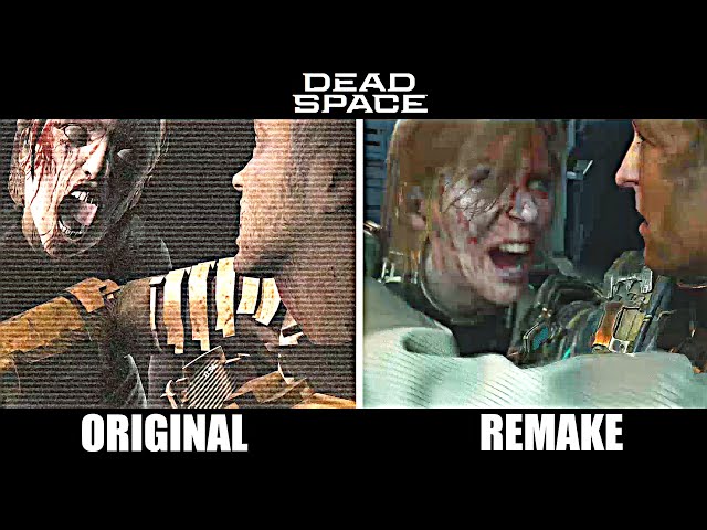 Dead Space Original vs Remake - Scary Ending Comparison class=