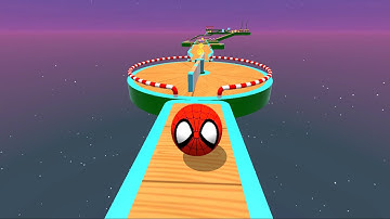 Sky Rolling Ball 3D - All Levels Gameplay Android, iOS ( Level 246 - 255 )