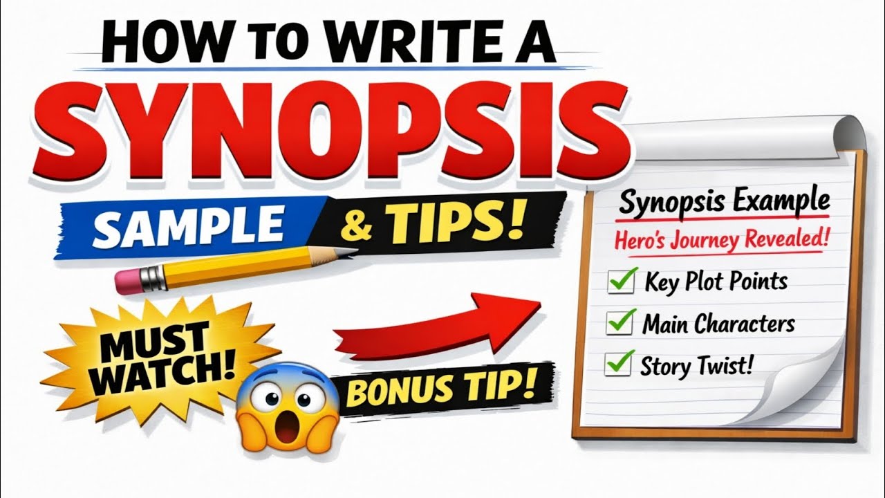 How to Write a Synopsis: Sample & Tips - YouTube