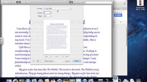 How to Print Google Doc on Mac
