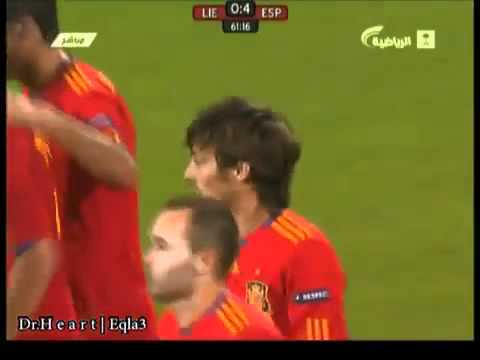 Liechtenstein - Spain 0-4 ~David Silva Goal(62')~