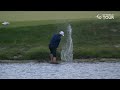 Pro Golfer Makes Par from Under Water!