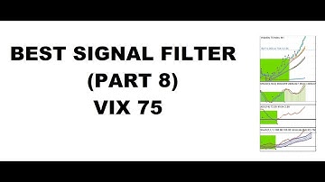 Volatility Index 75 - BEST SIGNAL FILTER (Part 8)
