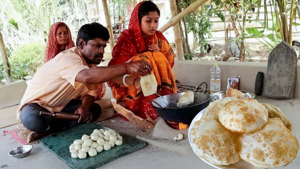 Perfect Puri Recipe | আজ বাবার কাছে শিখলাম কিভাবে দোকানের মতো পুরি বানাতে হয় |