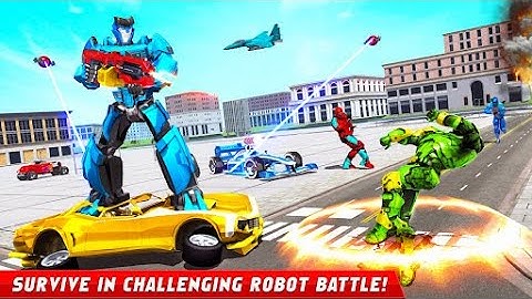Police Tiger Robot Car Game 3D - Robot Game - Android Gameplay