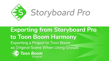 Exporting a Project to Toon Boom as Original Scene When Using Groups in Storyboard Pro