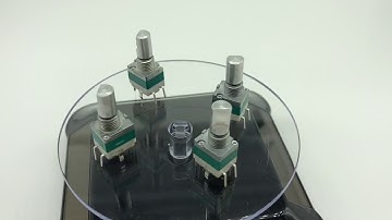Push switch rotary potentiometer