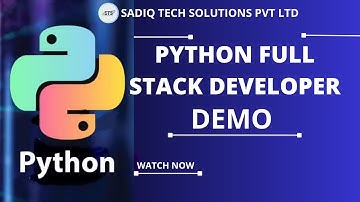 Python Full Stack Developer Demo