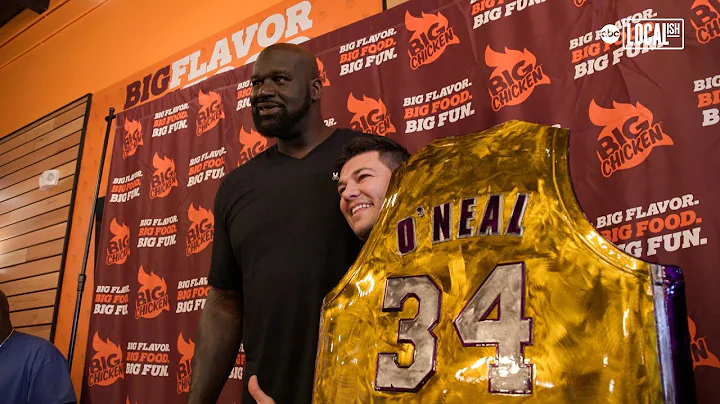 Shaq brings the excitement in surprise visit at Big Chicken