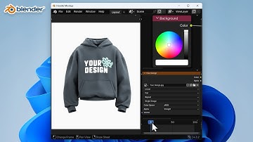 3D Hoodie Mockup – Easy Blender Tutorial