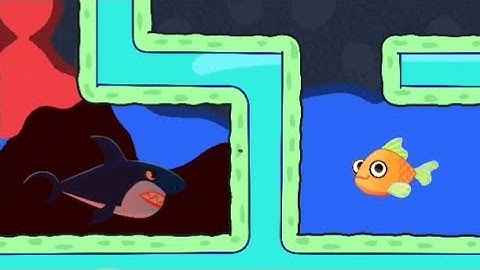 Red Shark! Save The Fish Gameplay All Game - Fishdom Game - Gameplay Walkthrough