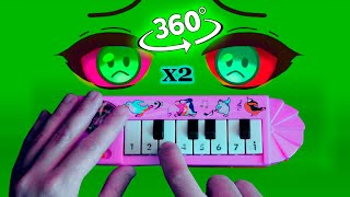 2х ⚠TW: flash warning⚠ (how to play on a 1$ piano) 360° VR by Five Fingers Enchantress 40,490 views 1 year ago 30 seconds
