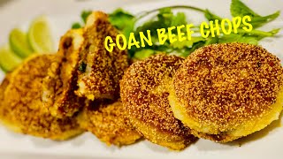 GOAN POTATO CHOPS RECIPE | GOAN BEEF CHOPS RECIPE | KHEEMA CHOPS | GOAN SNACKS