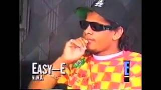 Eazy-E NWA Interview With E! News 1991 Promoting Niggaz4Life Album