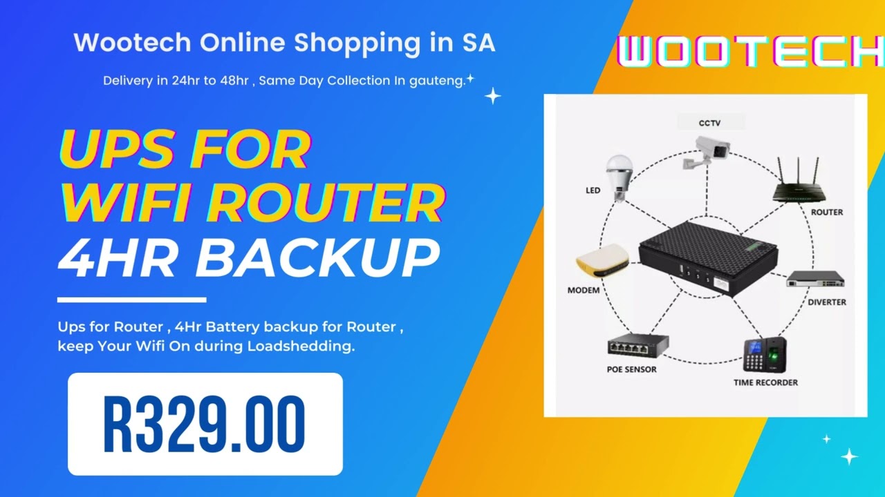 Router Ups deal on Wootech R329