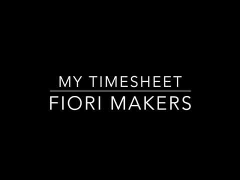a design review of a yet another fiori based timesheet sap time sheet maker