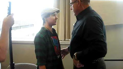 David Erwin grabbing at young woman at Pyle Center