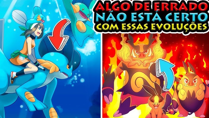 Evoluções Pokémon Erradas pt.4 #pokemon #evolução #evoluçãopokemon