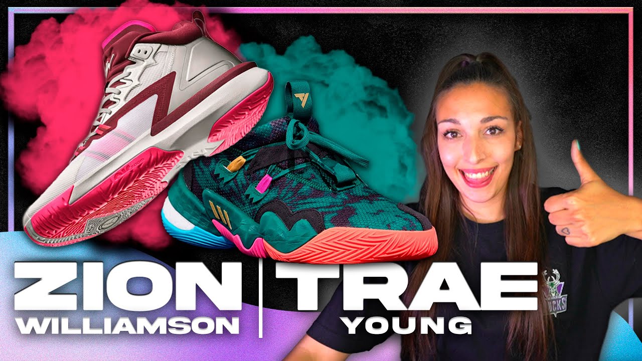 JORDAN ZION 1 y TRAE YOUNG 1 Las NUEVAS ZAPATILLAS en la NBA *¿Cómo son?* -  YouTube