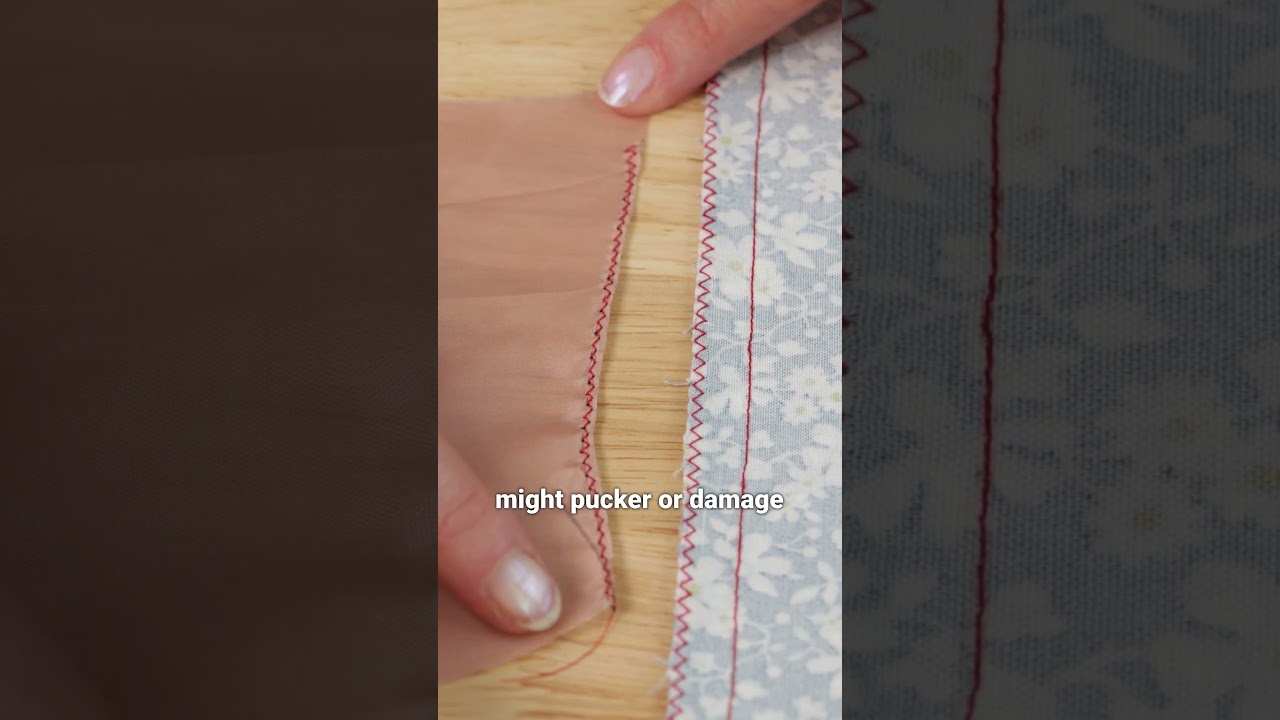 Test Your Seam Finish Before You Sew