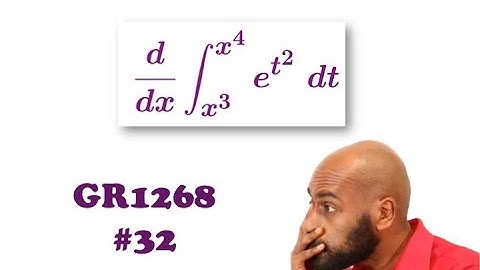 Math Subject GRE: Fund. Theorem of Calculus GR1268 #32