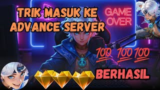 Cara Akses Advance Server Mobile Legends 2025