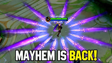 Gusion in MAYHEM MODE is Unstoppable!! | SATISFYING COMBOS 🔥🔥