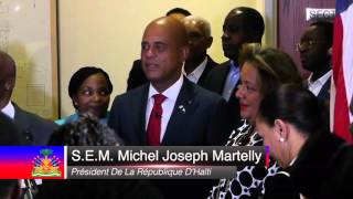 S.E.M. Michel Martelly, President of Haiti visits Spring Valley, NY