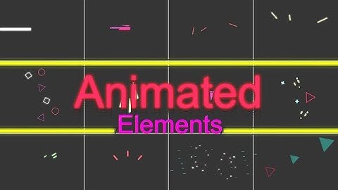 Animated Elements Final Cut Pro Templates