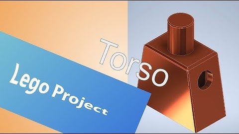 How to Create the Lego Mini Figure Torso - Autodesk Inventor