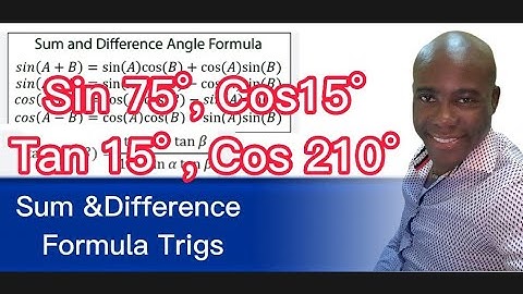 Sum and Difference Formula Trigs part 2 #dellymathsconcepts #cxcmaths #gcse #addmath #cape #trigs
