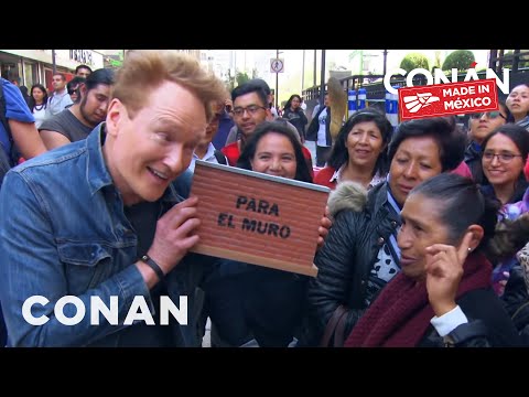 Conan Solicits Border Wall Donations | CONAN on TBS