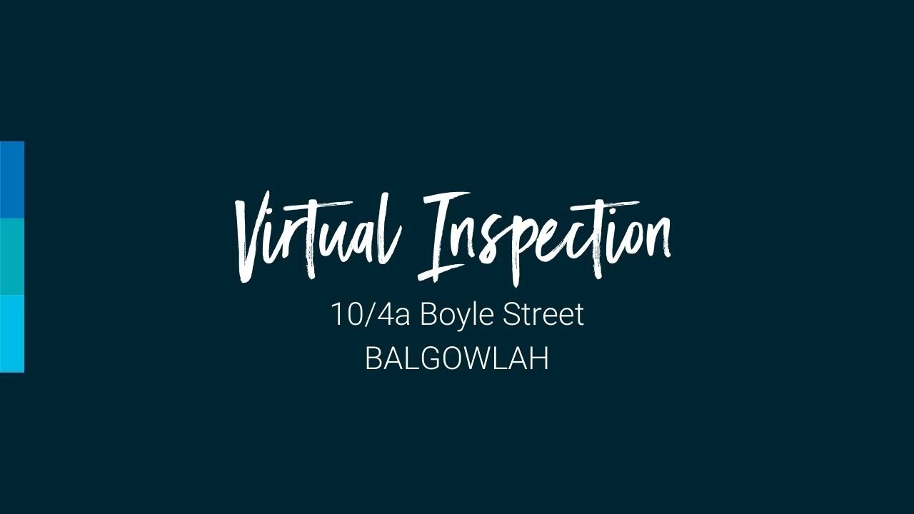 Virtual inspection 10/4a Boyle Street, Balgowlah Ben Jones YouTube