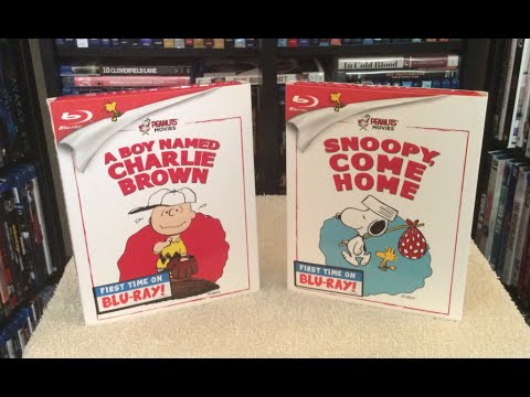  A Boy Named Charlie Brown / Snoopy Come Home Blu Ray Unboxing & Review