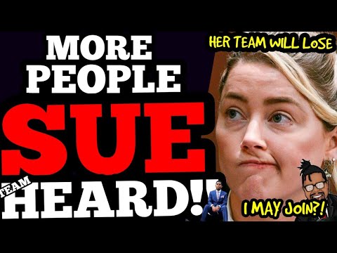 MORE PEOPLE SUE Amber Heard’s team?! PROOF THEY’LL WIN! I may join?!