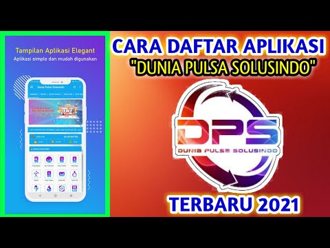 CARA DAFTAR APLIKASI DUNIA PULSA SOLUSINDO TERBARU 2021