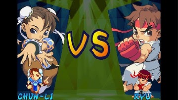 Chun-Li vs. Ryu - Super Gem Fighter Mini Mix